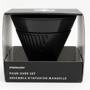 Starbucks Black Pour Over Set